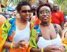 Helen & Jean fit right in with the tropical atmosphere of Coconuts Beach Bar & Grill. photo by Terry Sullivan
